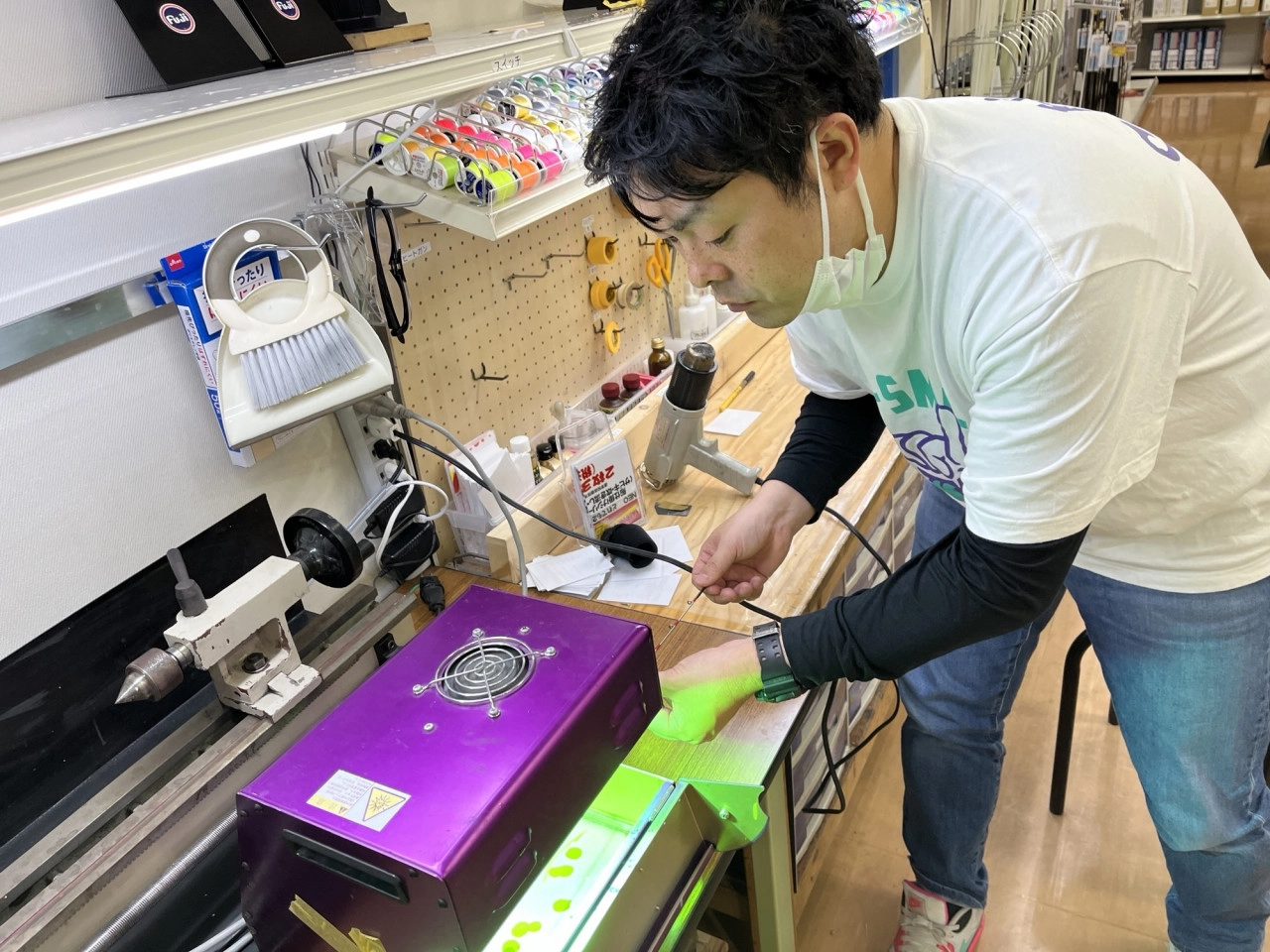 ☆イシグロ沼津店～マルイカ竿用穂先作成～岩間主任頑張りました